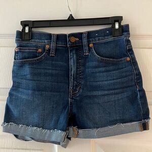 Madewell High Rise Shorts Size 24